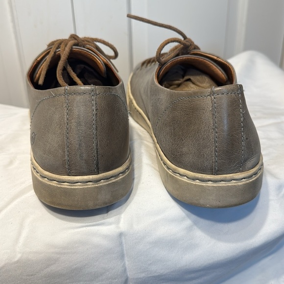 Born Men's Leather Casual Shoes - size 12 M Green/Grey - Picture 7 of 7